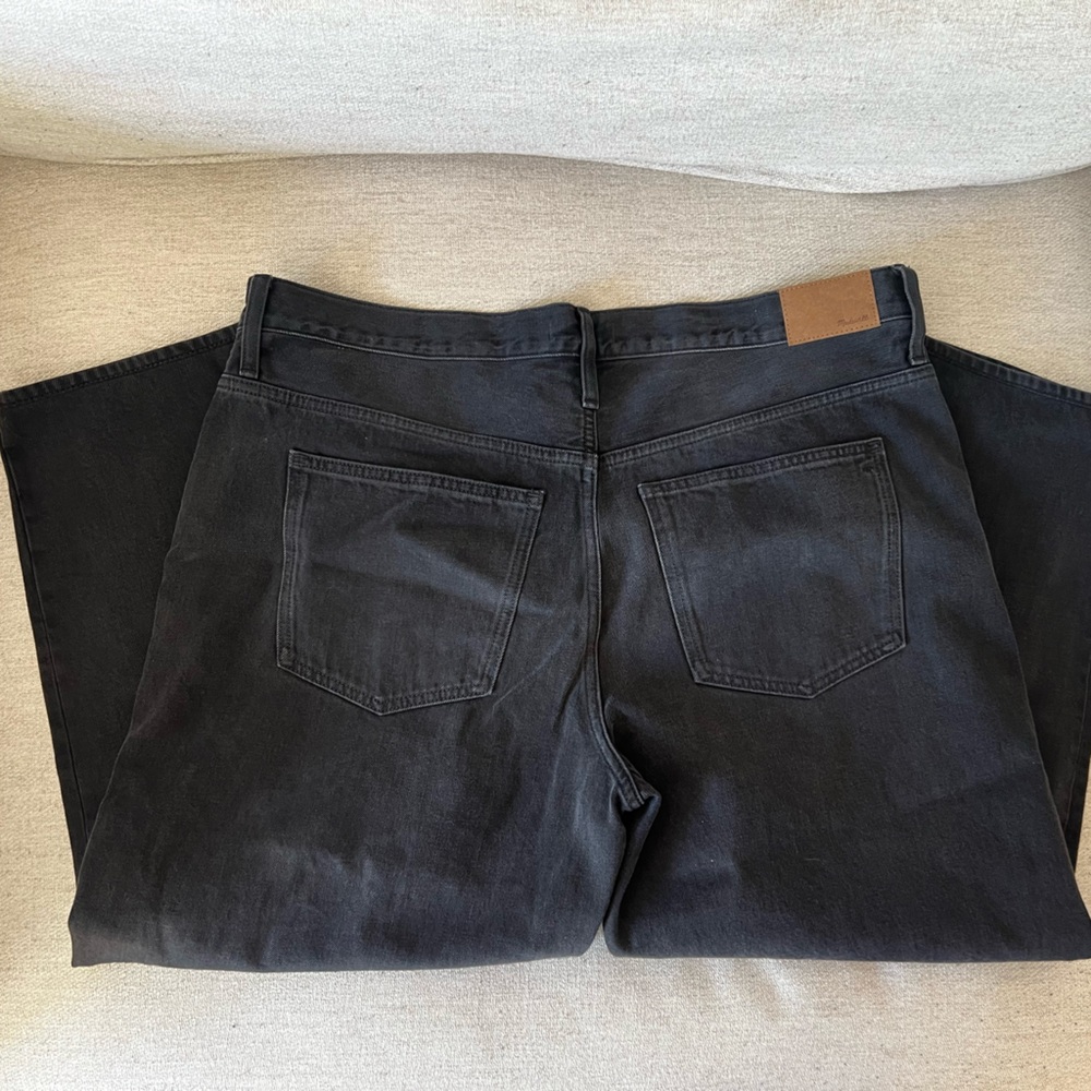 Madewell Women's Straight Leg Jeans - Black - Picture 3 of 7